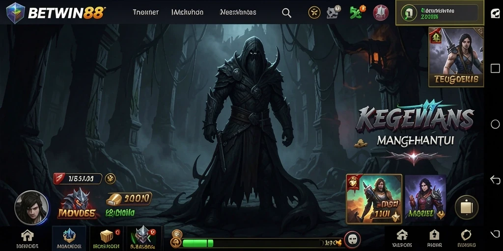 Tangkapan layar dari gameplay BETWIN88 yang menegangkan dan menyeramkan.