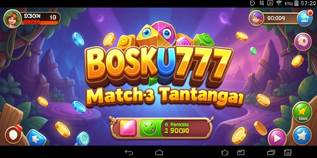 Tampilan gameplay BOSKU777, menyenangkan dan penuh warna.