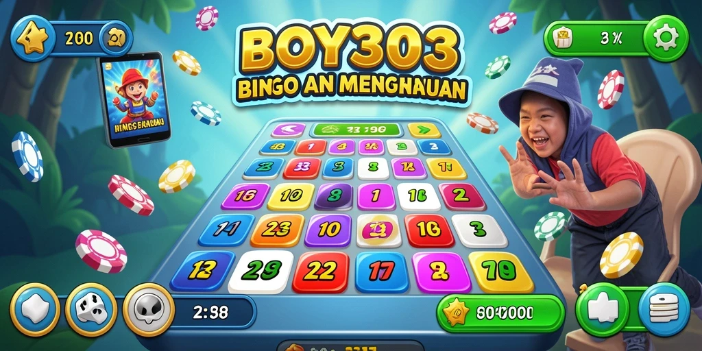 Tangkapan layar menampilkan gameplay seru di BOY303 Bingo.