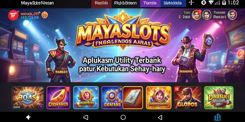 Tampilan antarmuka MAYASLOTS yang sederhana dan intuitif.