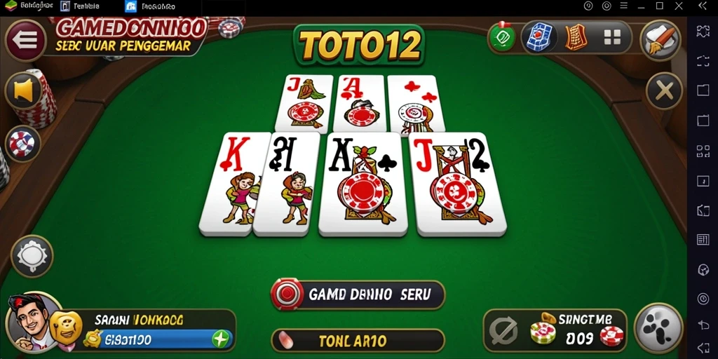 Tampilan gameplay TOTO12 yang menarik dan interaktif.