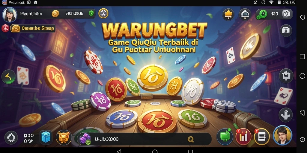 Tangkapan layar menunjukkan gameplay QiuQiu yang menarik dan dinamis.